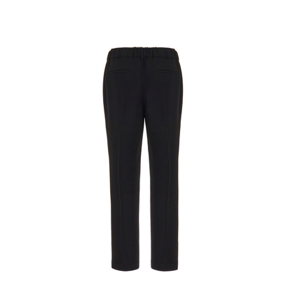 Black Silk Trousers