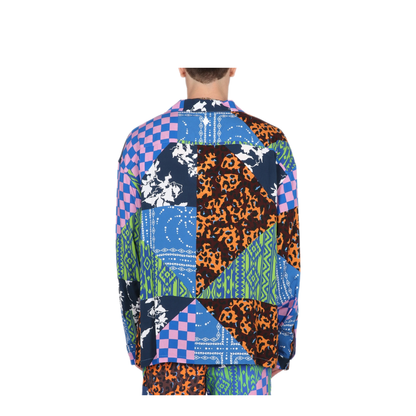 MAYFEYR - MARCELO BURLON COUNTY OF MILAN - Hawaii Mix Match Shirt - CMGE002S23FAB0014584