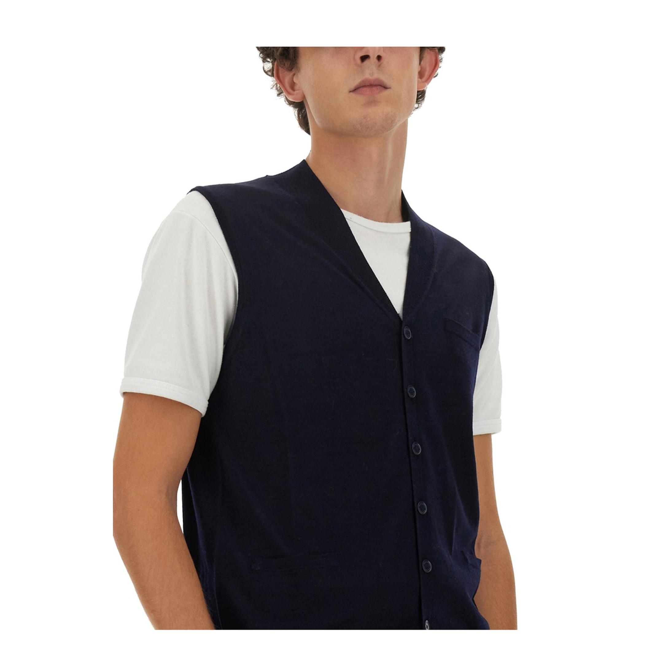MAYFEYR - BALLANTYNE - V Neck Vest - B2S01116W0213777