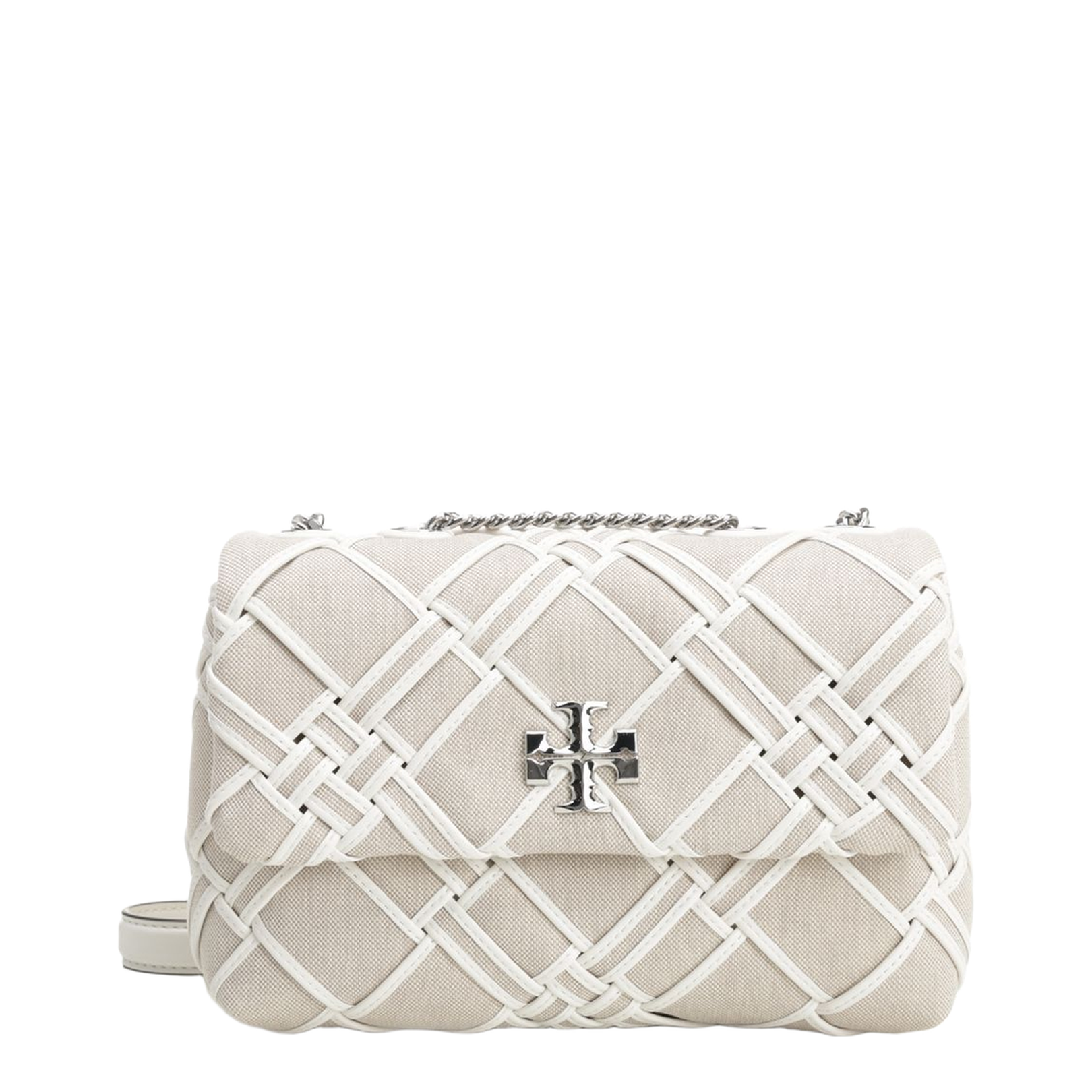 Kira Woven Canvas Small Convertible Shoulder Bag