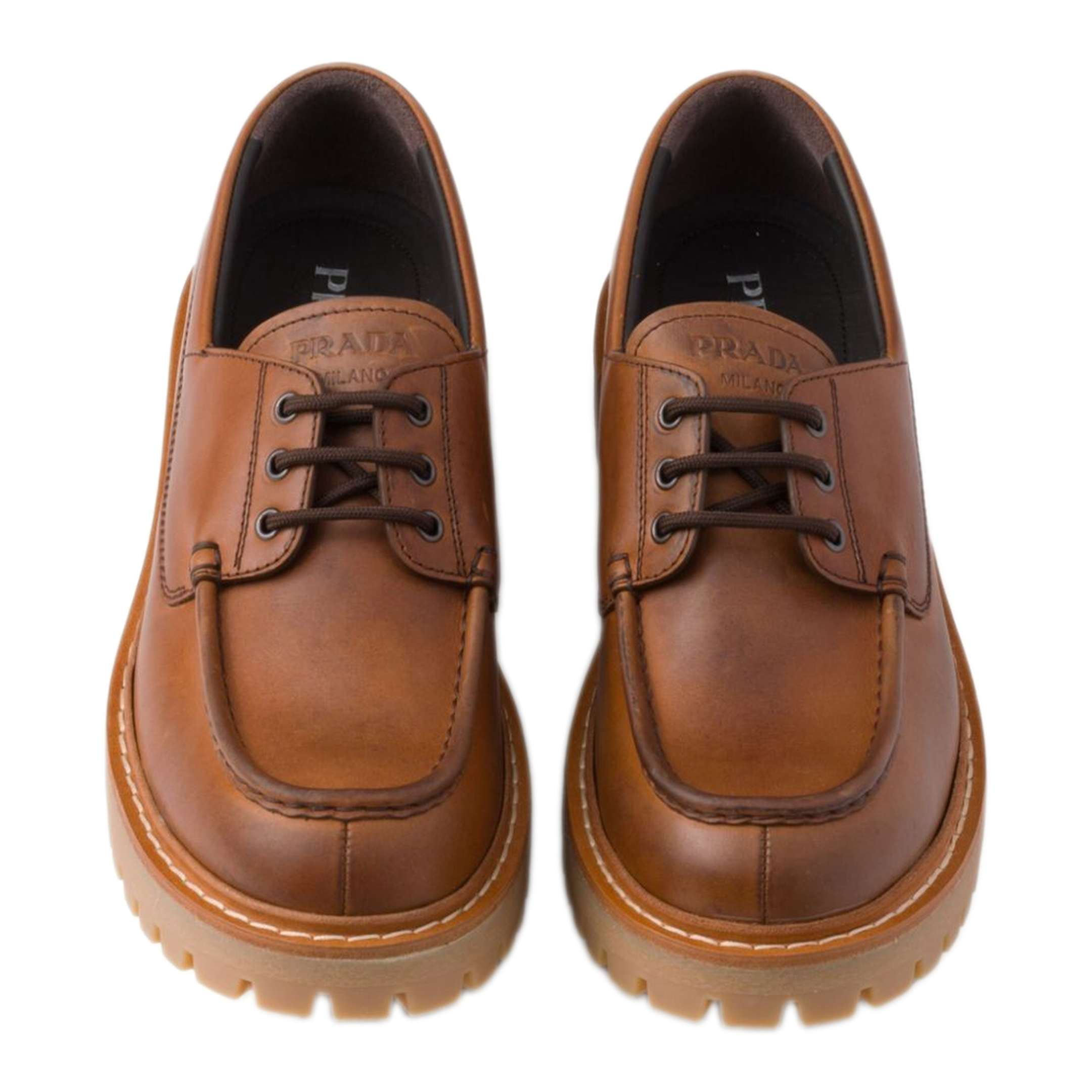 MAYFEYR - Prada - Laced Leather Loafers - 2EE416FG000070F0046