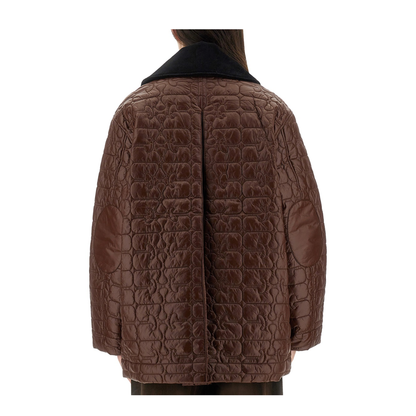 Brown Recycled Nylon Jacket