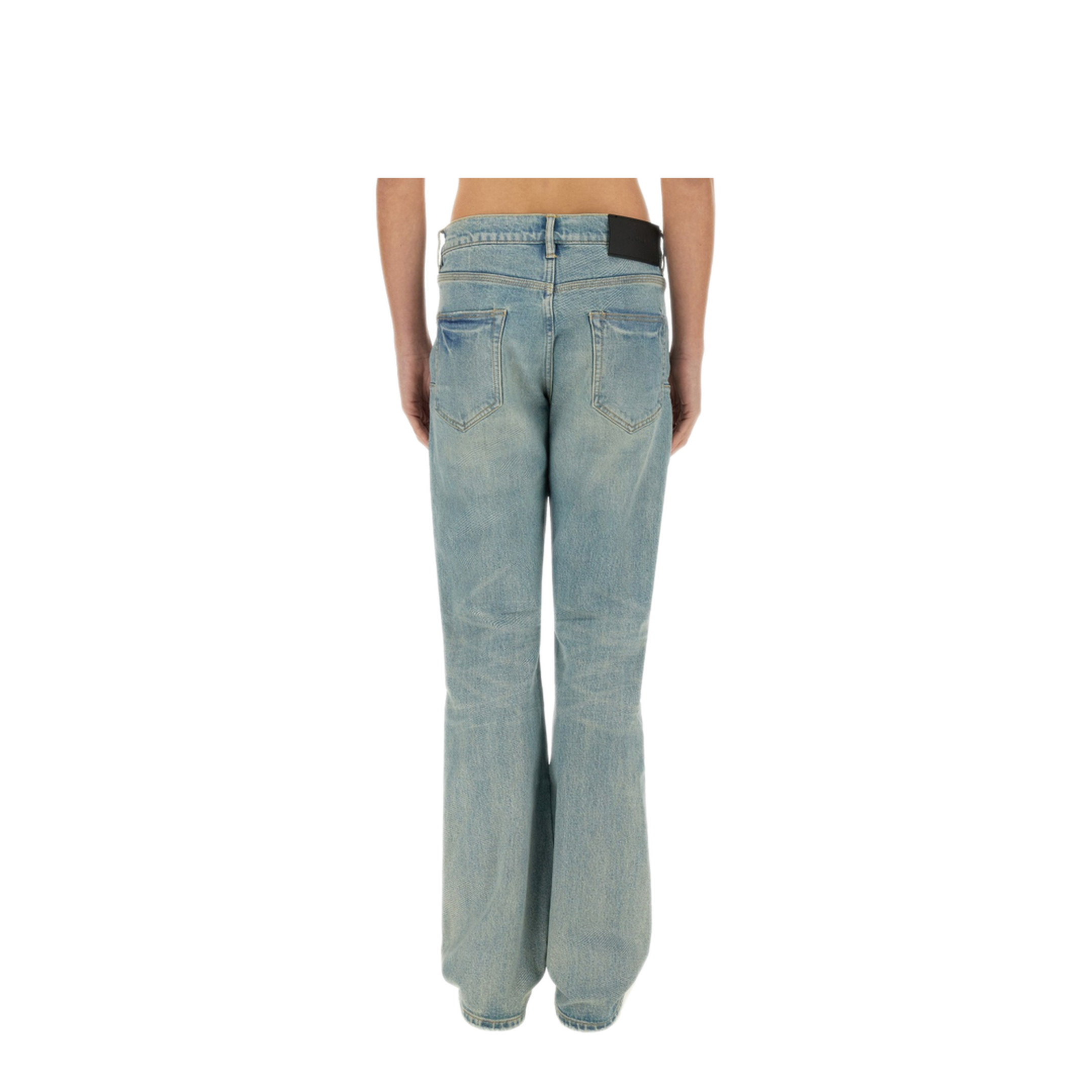 MAYFEYR - Purple Brand - Coated Flare Jeans - P004TPLG125LTINDIGO