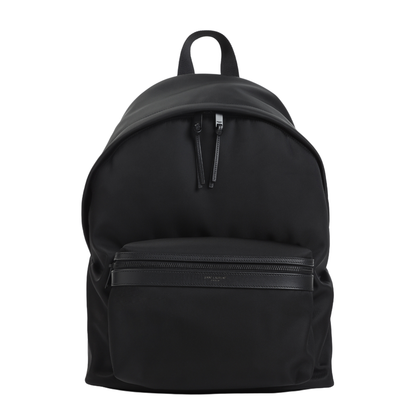 City Leather Backpack - Black