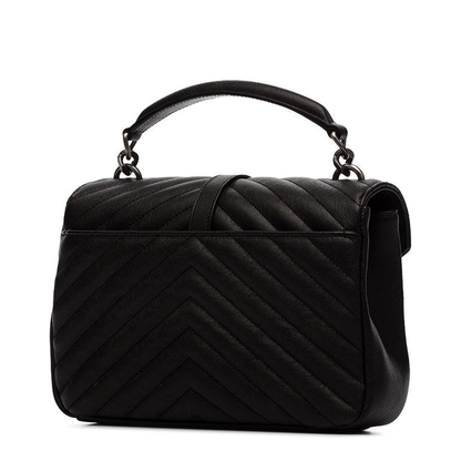 College Medium in Quilted Leather