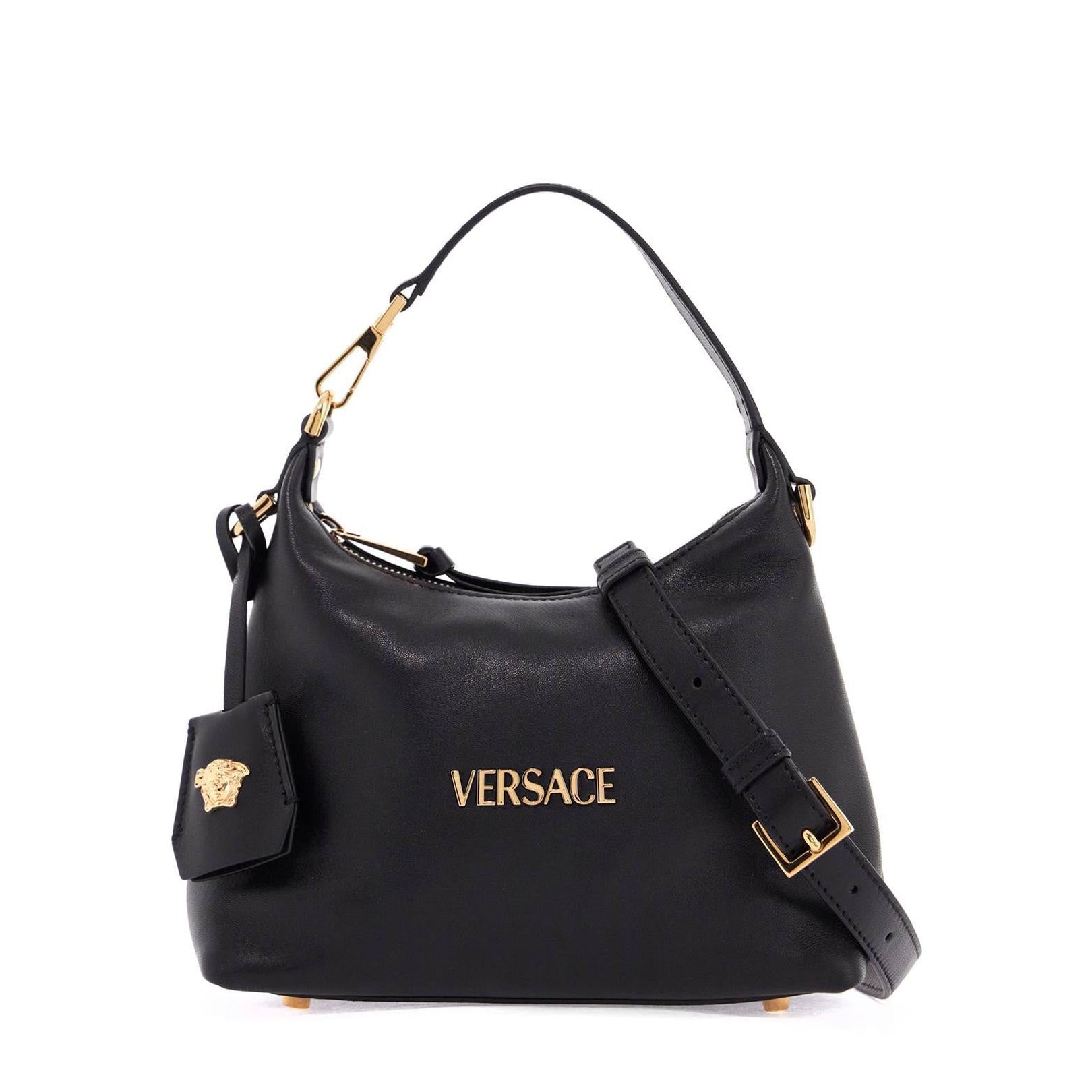 versace nappa leather hobo bag