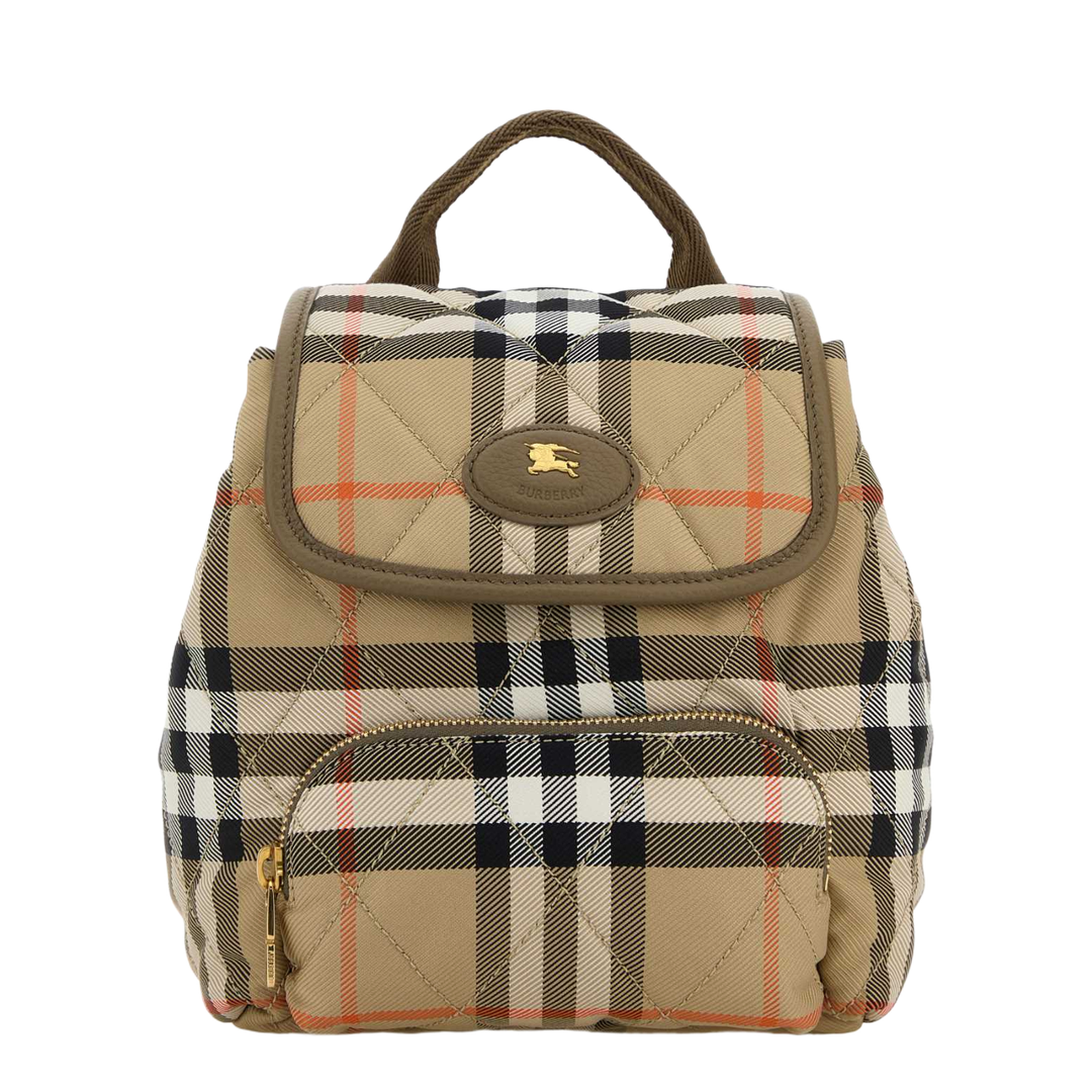 Embroidered Canvas Mini Horseshoe Backpack