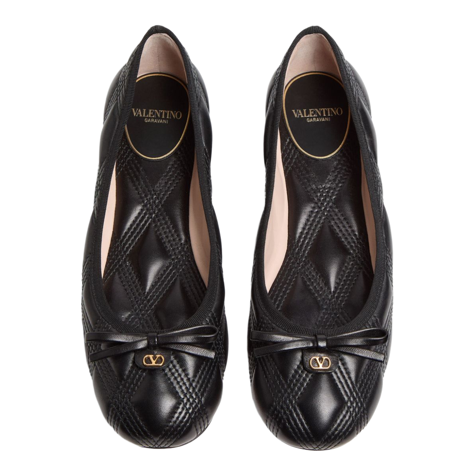 Quiltie 67 Leather Ballet Flats