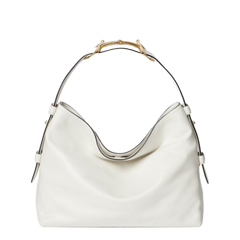 Beatrix Medium Soft Smooth Leather Tote - White