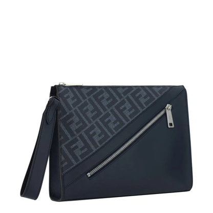 Denim Clutch Bag