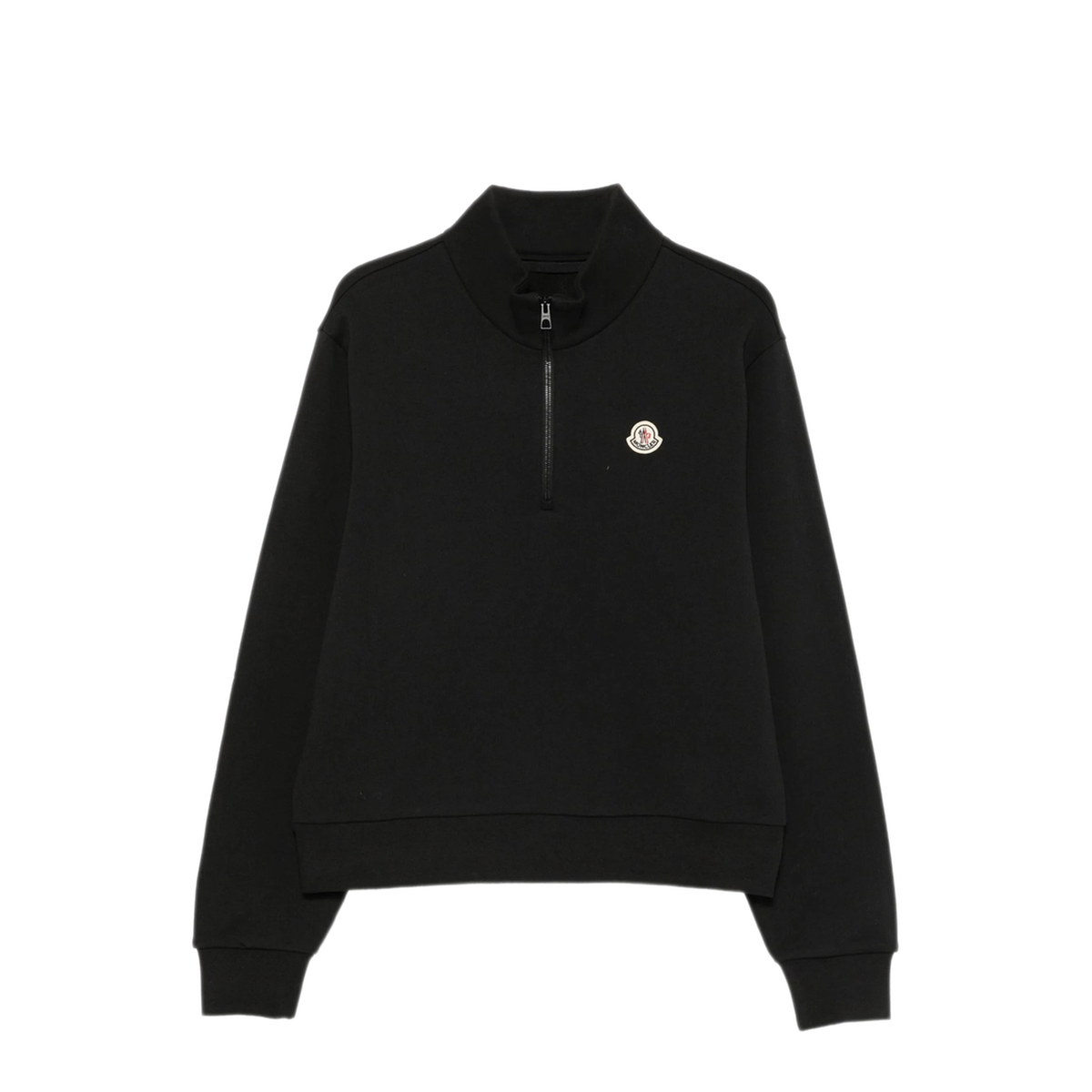 Cotton Zip Up Sweatshirt With Logo