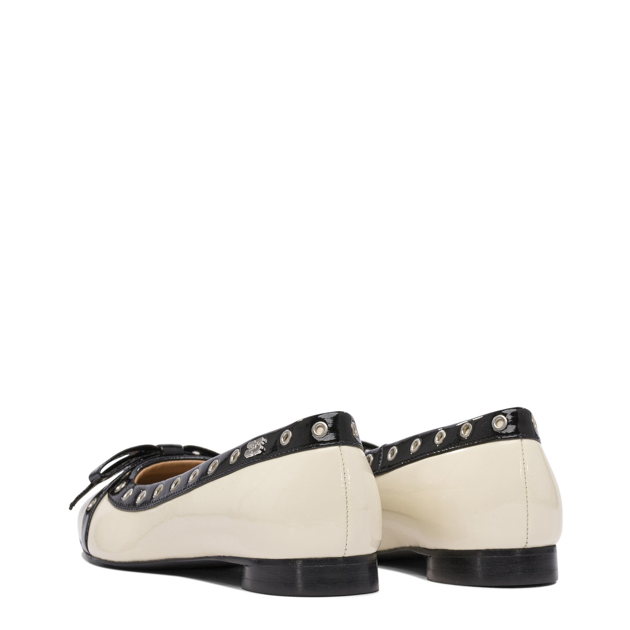 MAYFEYR - Ganni - Eyelet Bow Ballet Flats - S2929135