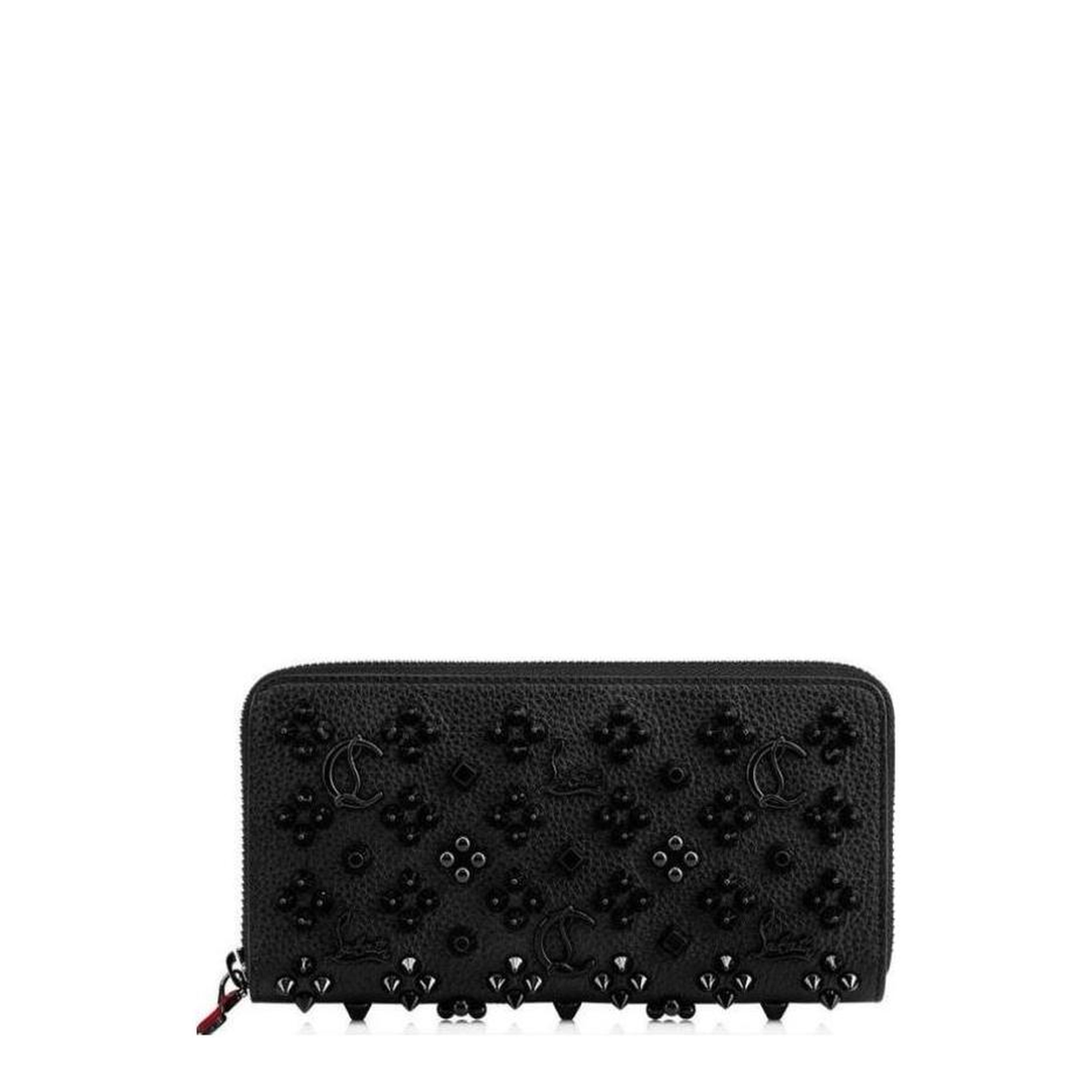 Long Wallet with Logo and Studs