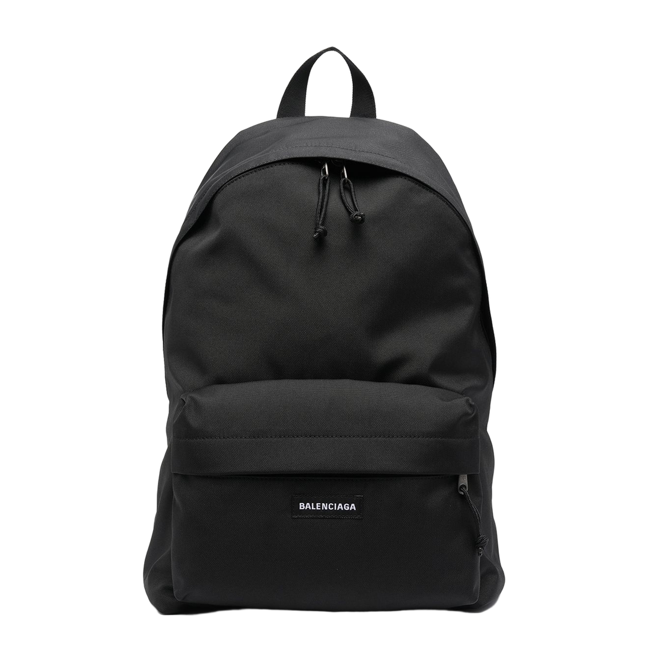 Explorer Nylon Backpack in Black