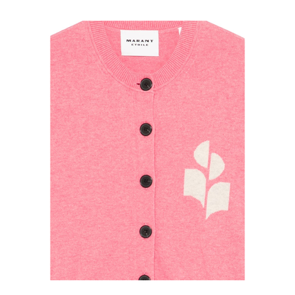 MAYFEYR -  - Light Pink Round Neck Cardigan - CA0040FAA1X05E40BG