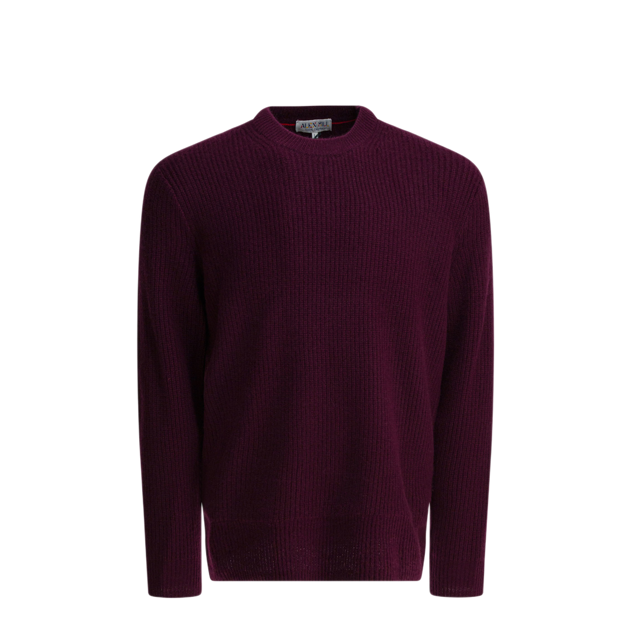 MAYFEYR - Alex Mill - Jordan Crewneck Sweater - 218MW0182599BORDEAUX