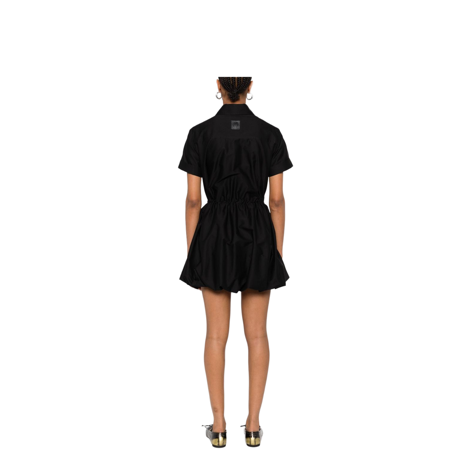 Cotton Blend Short Dress