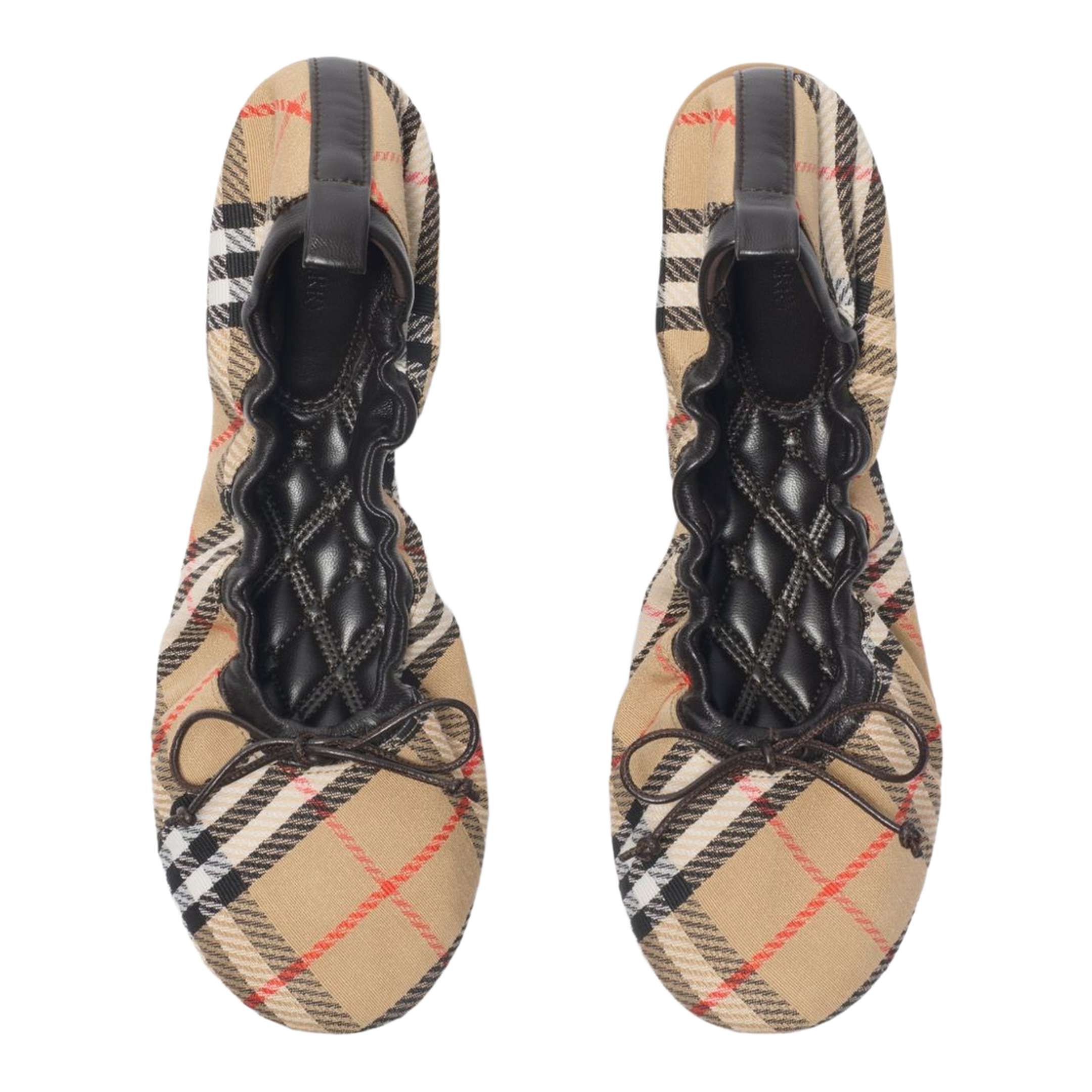 Fawn Check Ballet Flats