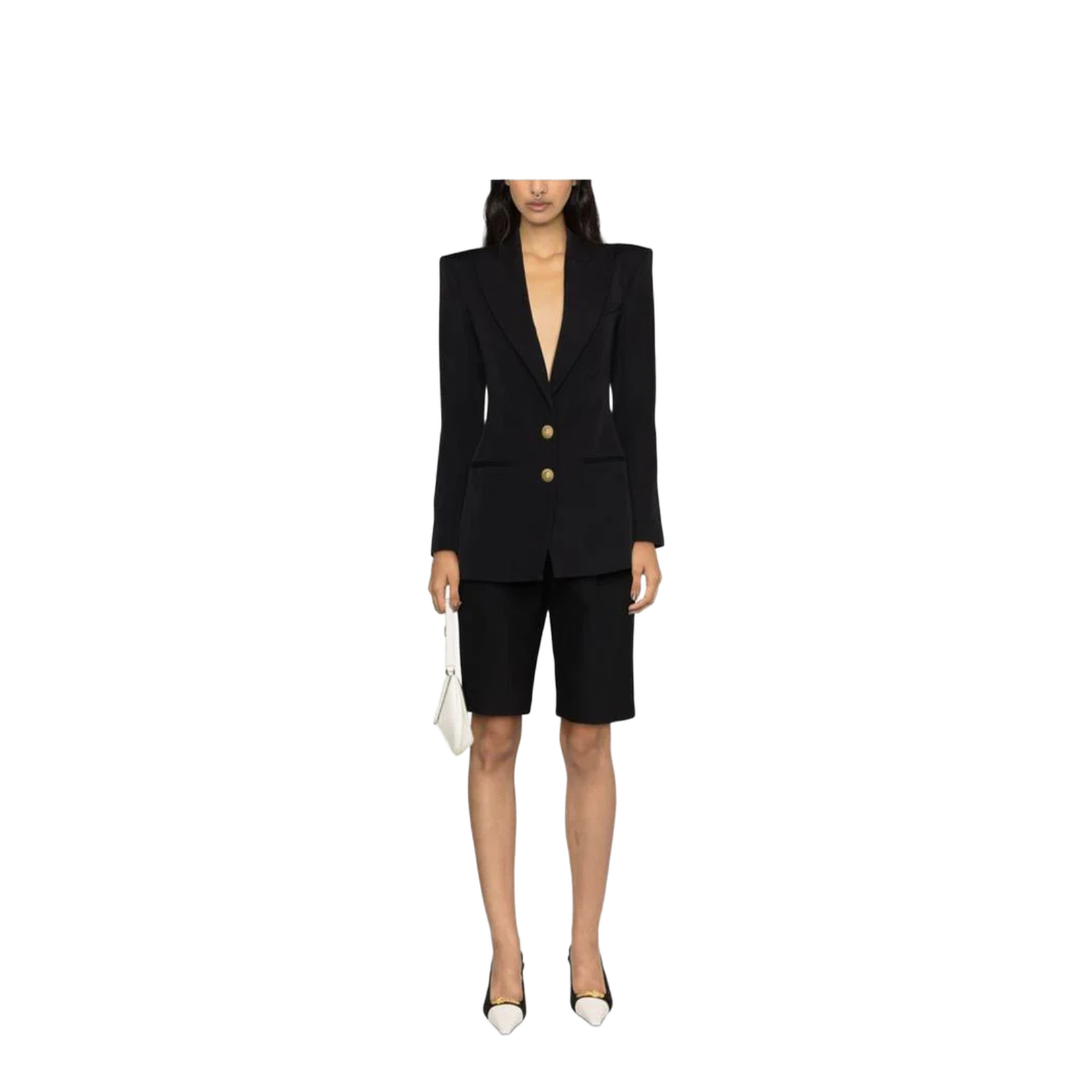 Black Single-Breasted Blazer