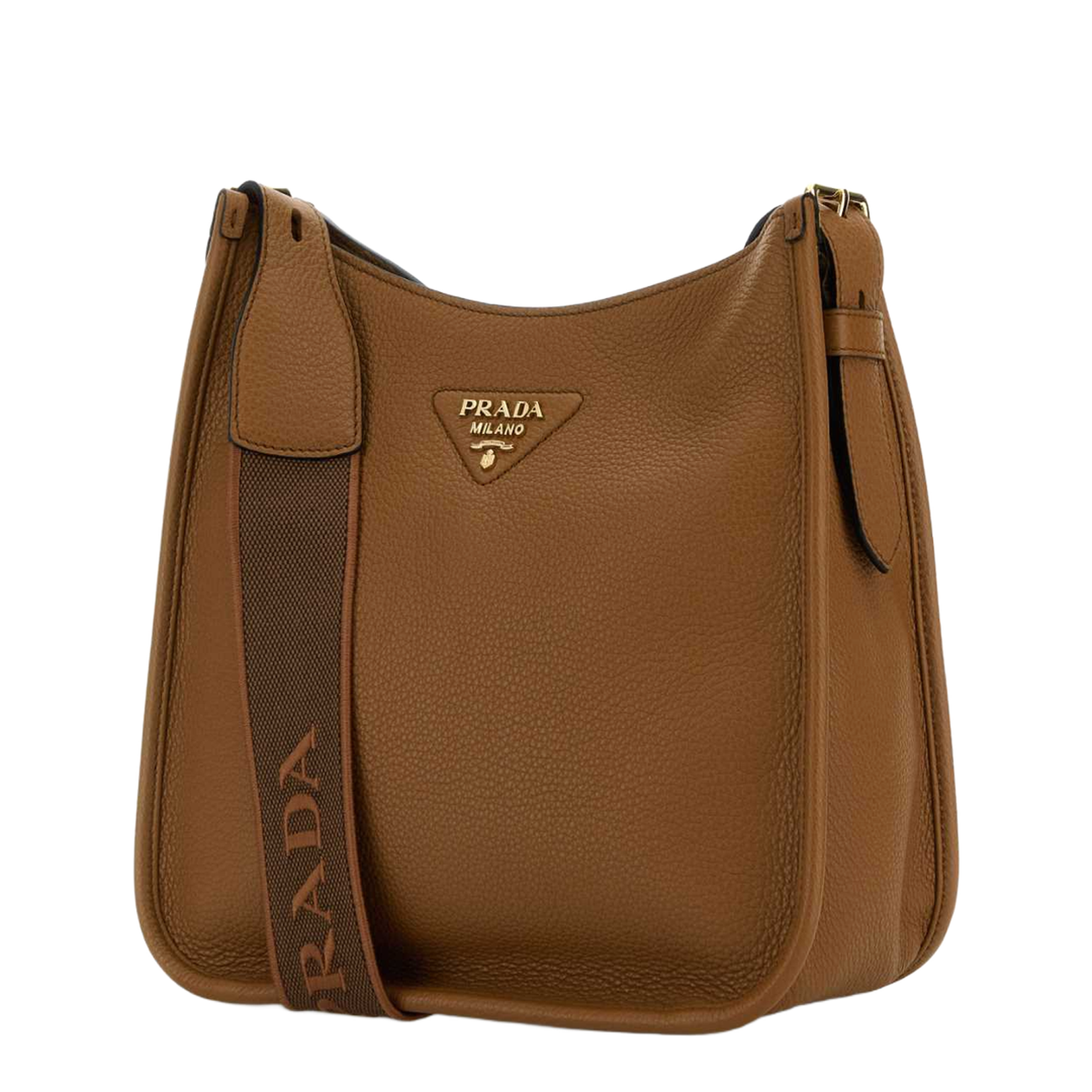 Caramel Leather Shoulder Bag