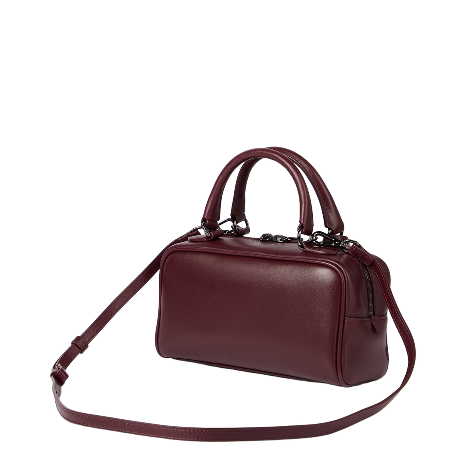 Explorer Small Boston Leather Shoulder Bag