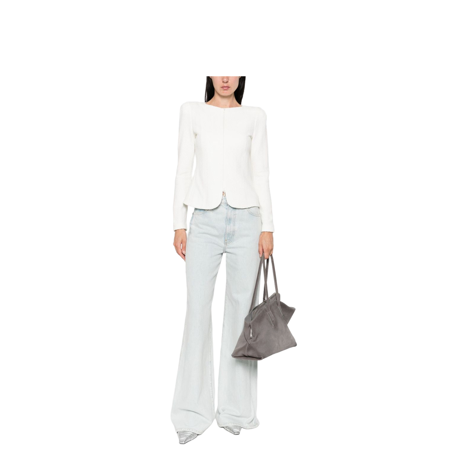 Cotton Blend Blazer Jacket