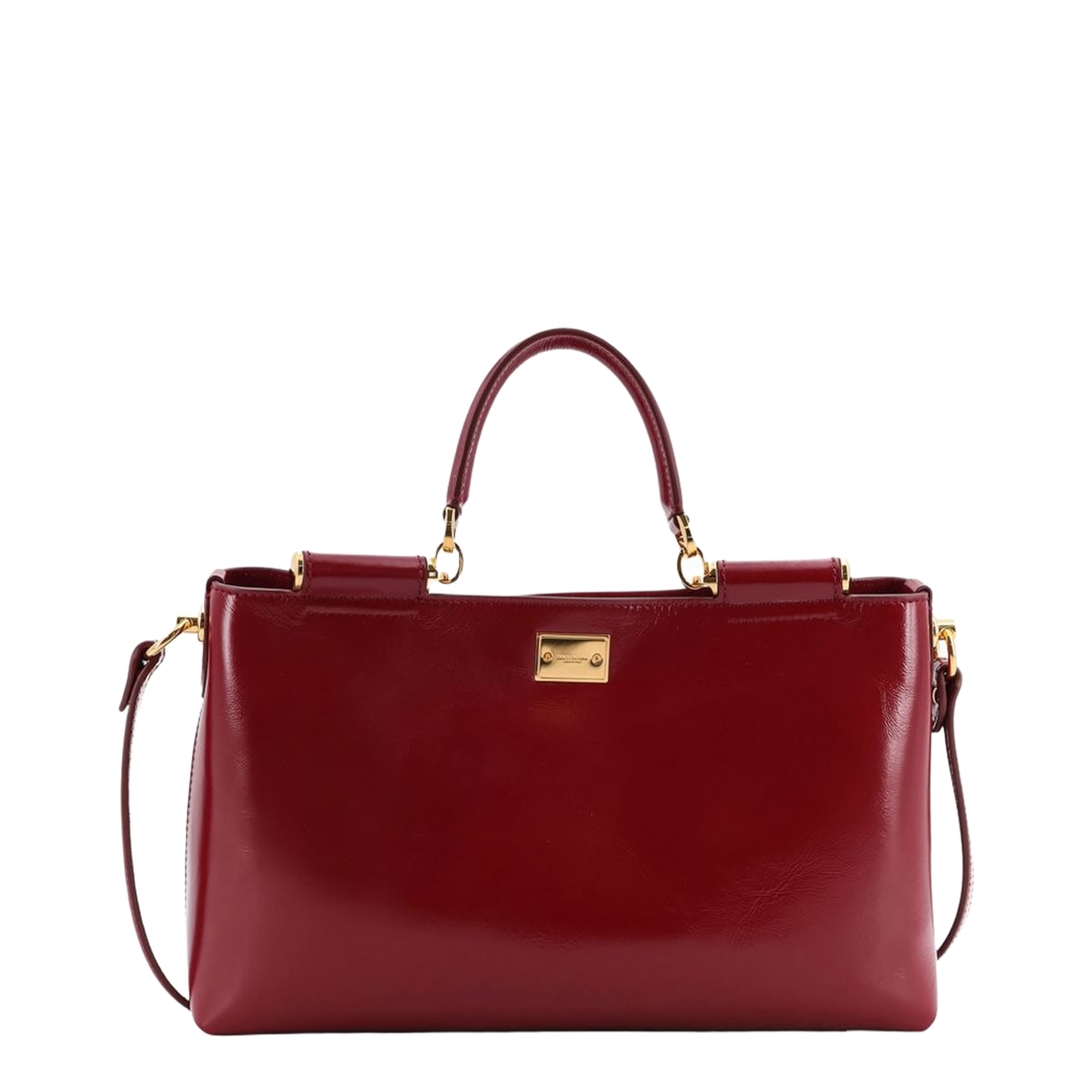 Vittoria Medium Calfskin Handbag - Red