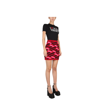 LA GRECA KNIT SKIRT