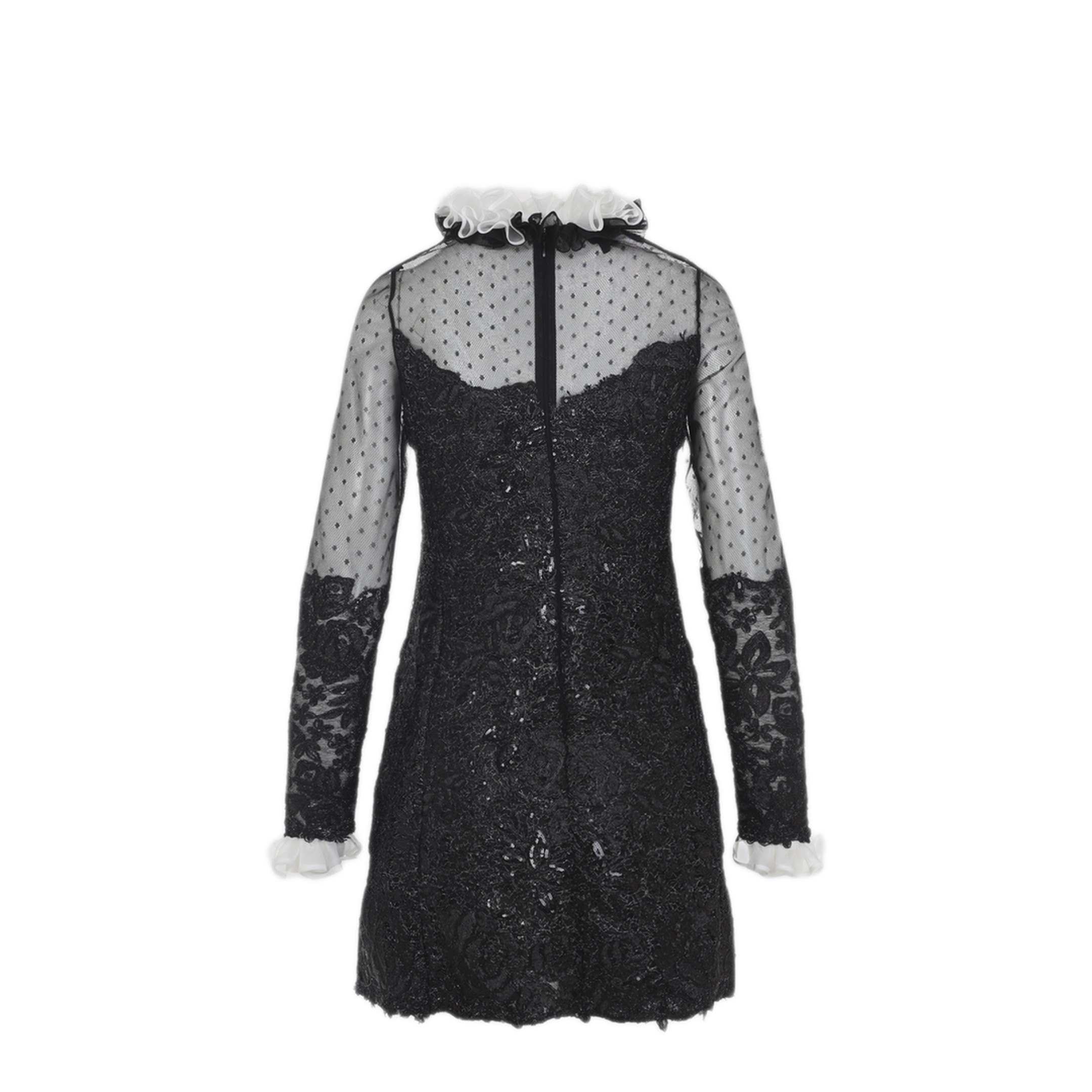 MAYFEYR - GIAMBATTISTA VALLI - Black Mini Dress - 25FWSVTE500784BIS9999