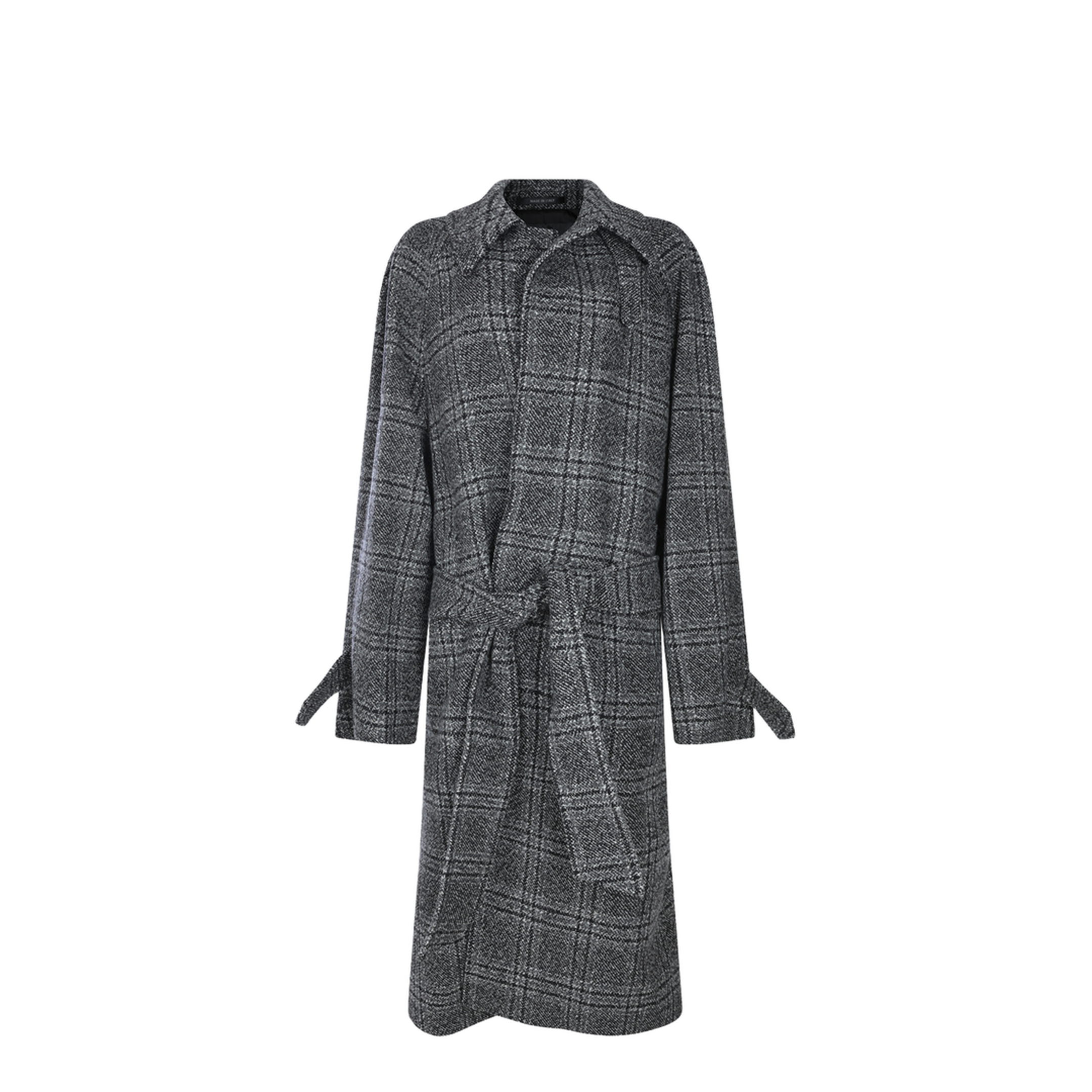 Grey One Layer Coat