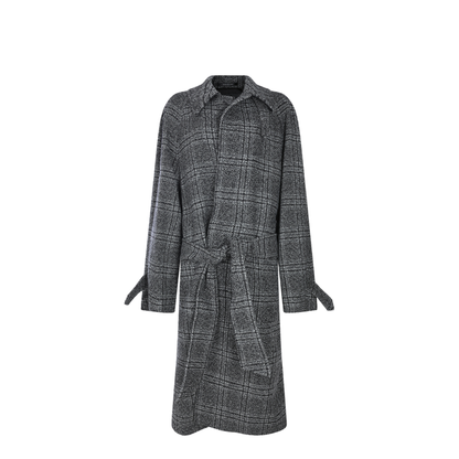 Grey One Layer Coat