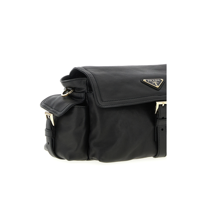 MAYFEYR - Prada - Black Nappa Leather Explore Shoulder Bag - 1BD394VNOO2DX8F0002