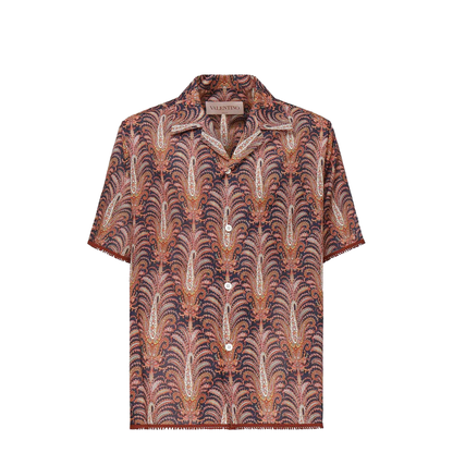 Cotton Shirt With Graphic Print