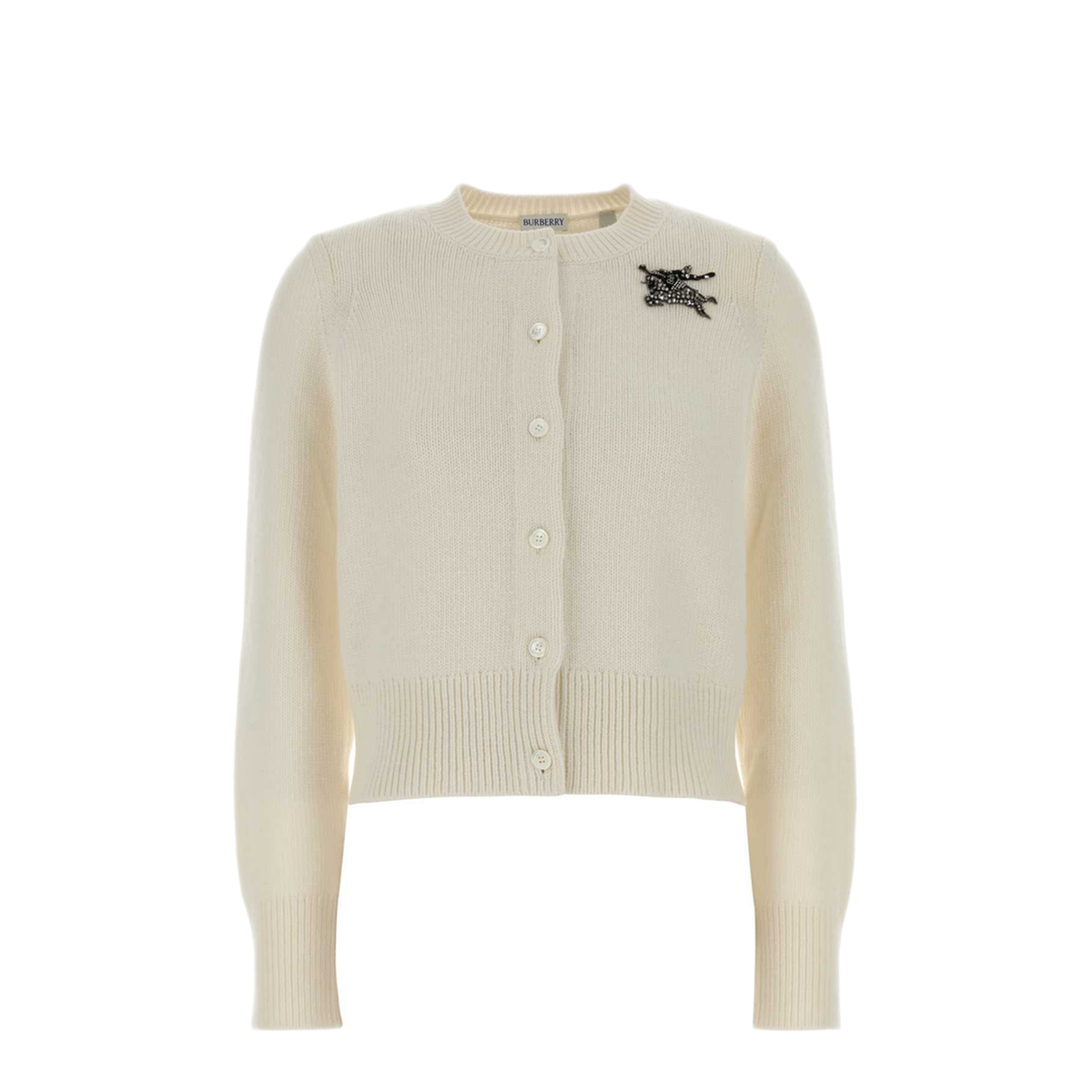 MAYFEYR - Burberry - Ivory Wool Blend Cardigan - 8132457C3997