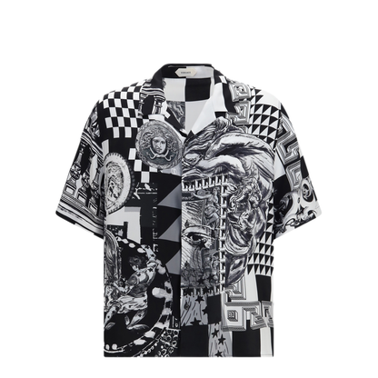 MAYFEYR - Versace - Printed Silk Twill Shirt - 10274701A192705B040