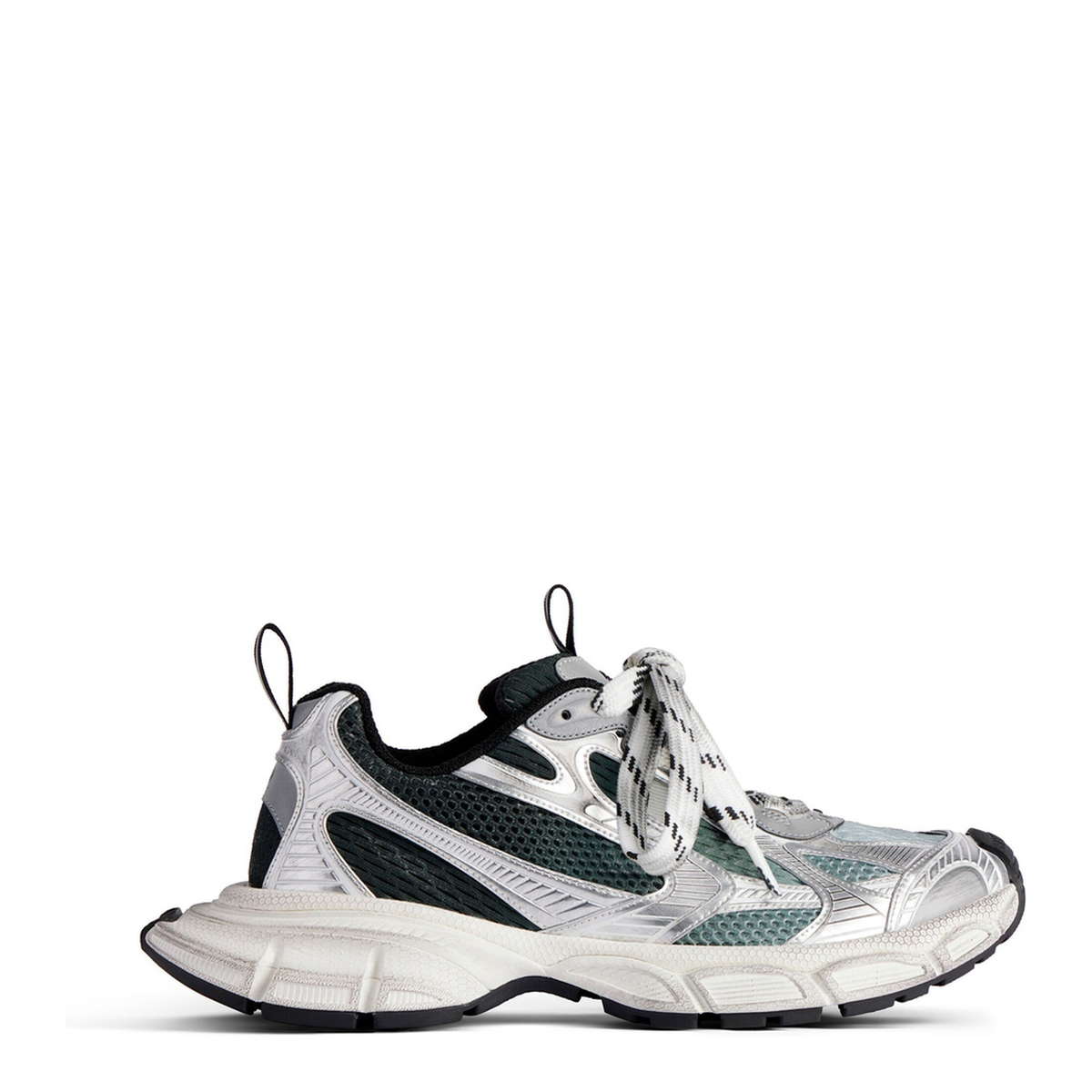 Gradient Sneaker in Black Grey White