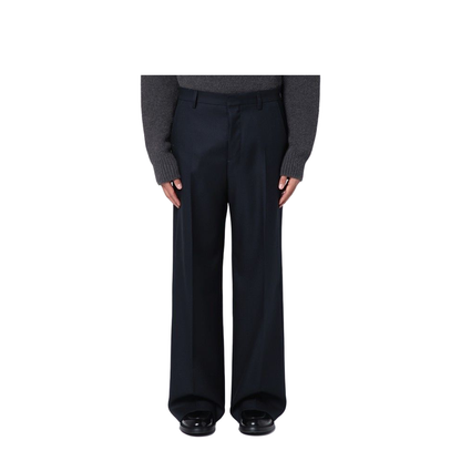 Midnight Blue Wool Pant