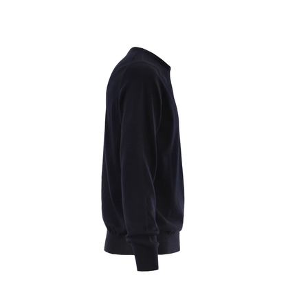Long-sleeved Wool Crew Neck Jumper