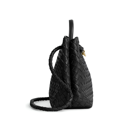 Andiamo Medium Leather Handbags - Black