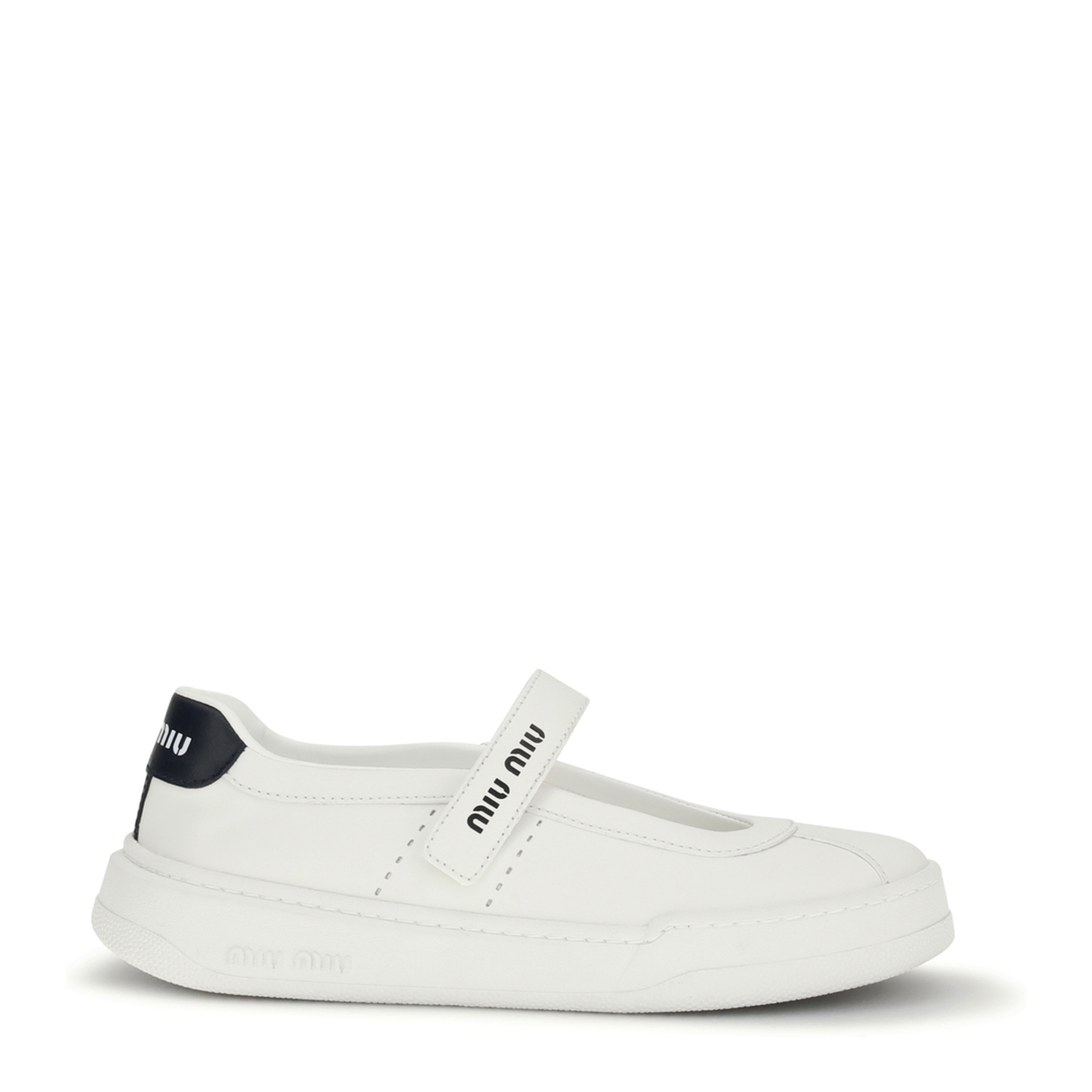 MAYFEYR - Miu Miu - Leather Ballerinas Sneakers - 5F371EF0053L7N