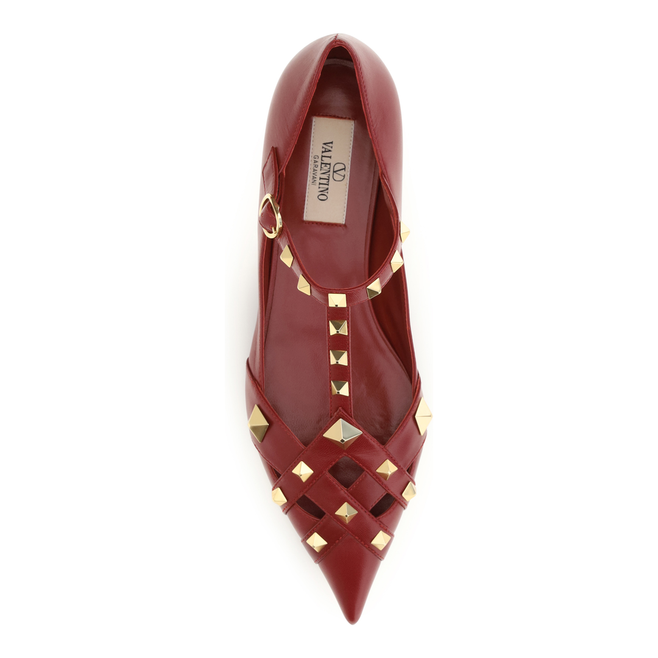 MAYFEYR - Valentino - Studdy Ballerinas In Kidskin - 9W2S0PQ9JYWBGN