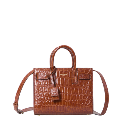 MAYFEYR - Saint Laurent - Sac De Jour Nano Crocodile Bag - 3987112US0W2547