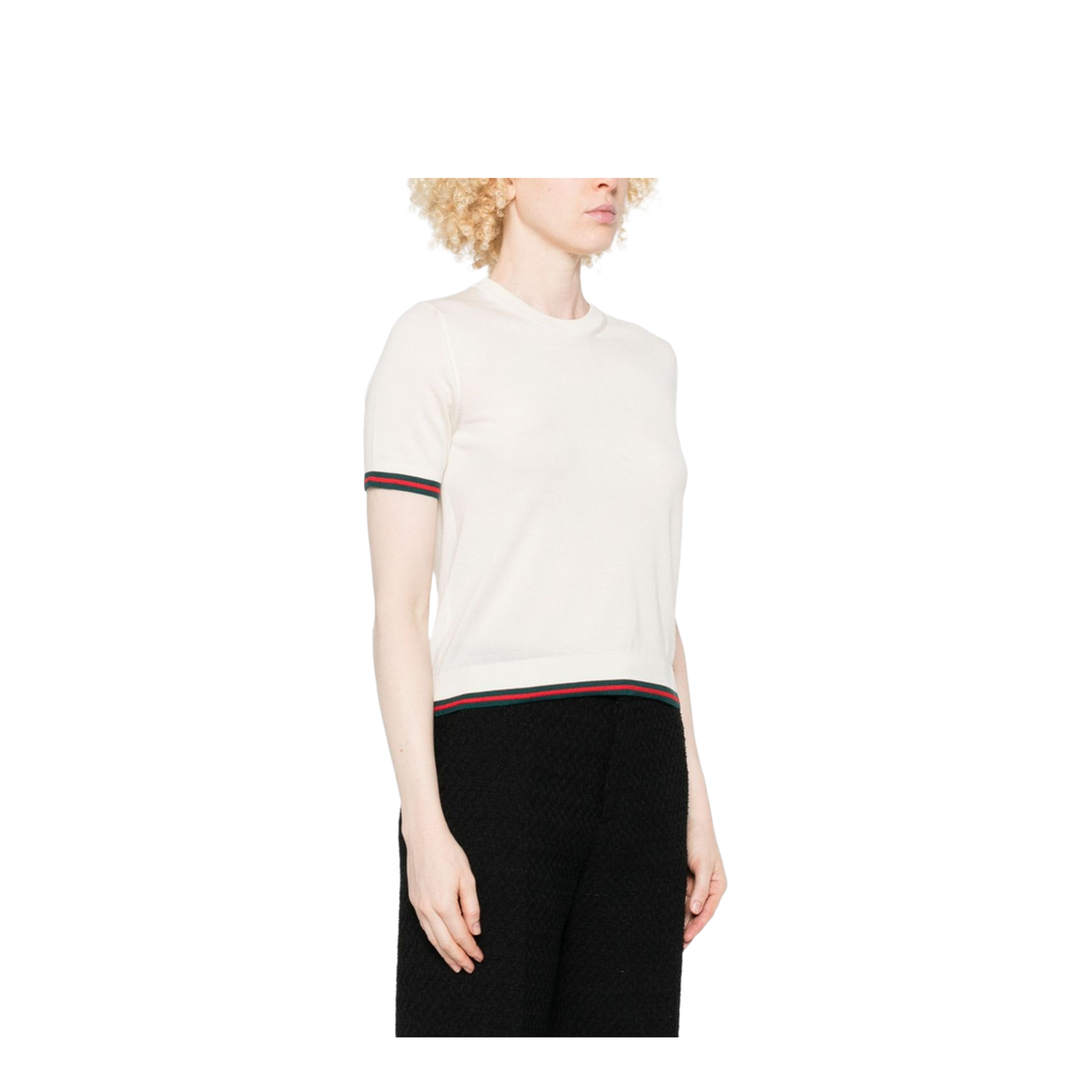 Extra Fine Cashmere Silk Top in White