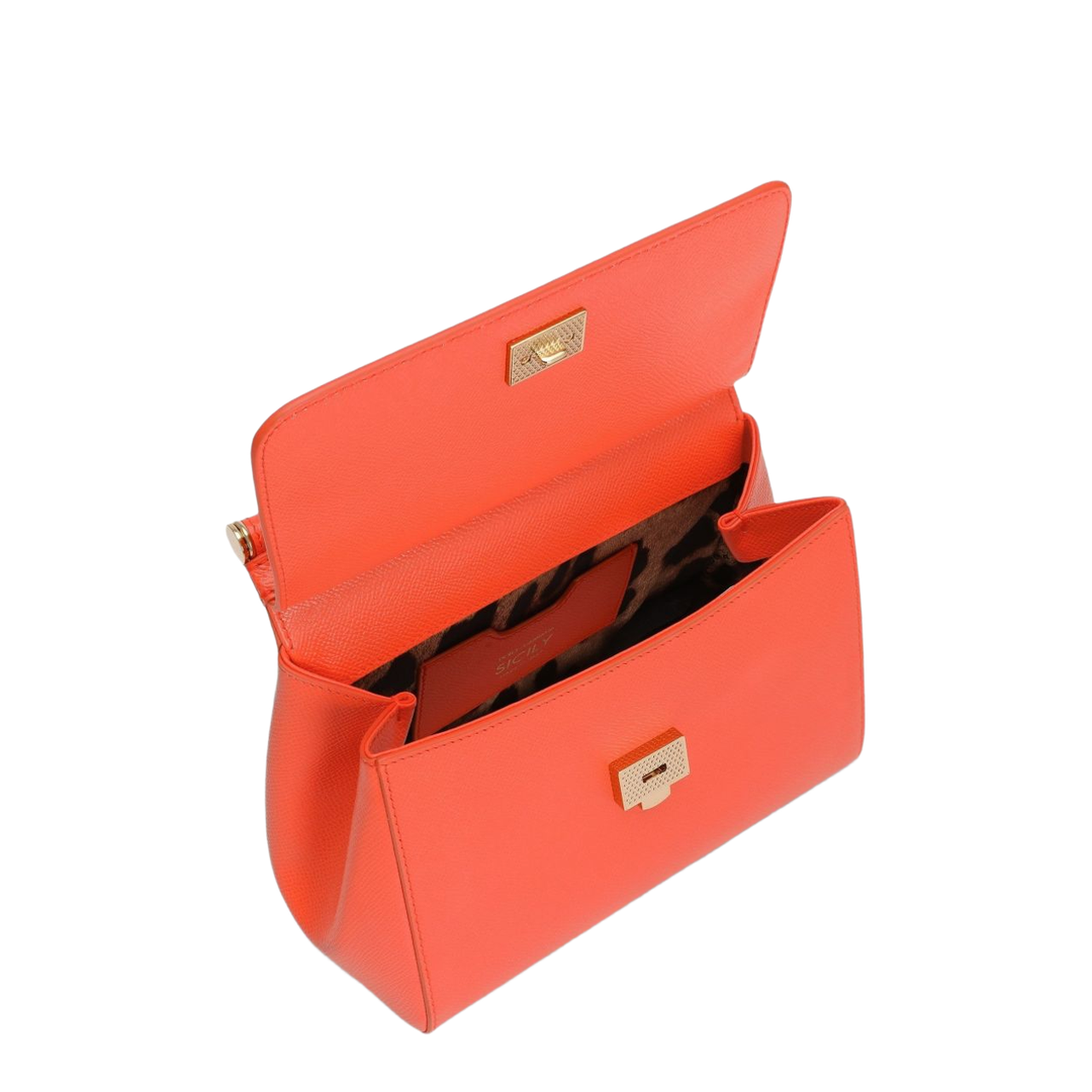 Sicily Medium Calfskin Top-Handle Bag - Rosa Carne