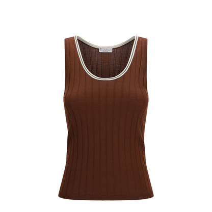 MAYFEYR - Brunello Cucinelli - Ribbed Jersey Top - M14817210CSB21