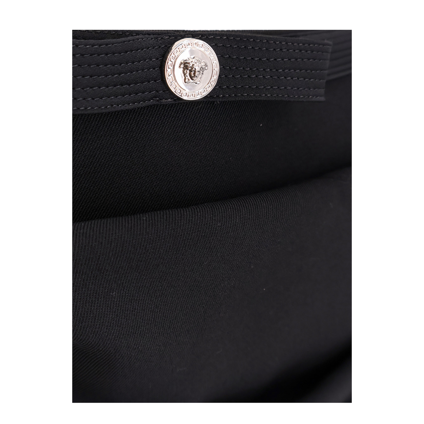 Responsible Wool Mini Skirt With Medusa Detail