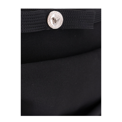 Responsible Wool Mini Skirt With Medusa Detail