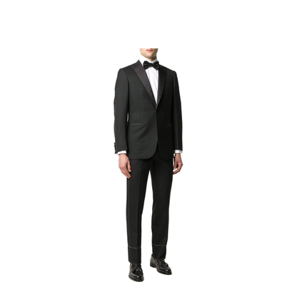 MAYFEYR - Brioni - Essential Black Super 160'S Wool Policleto Tuxedo - RT030LP6A0M0000