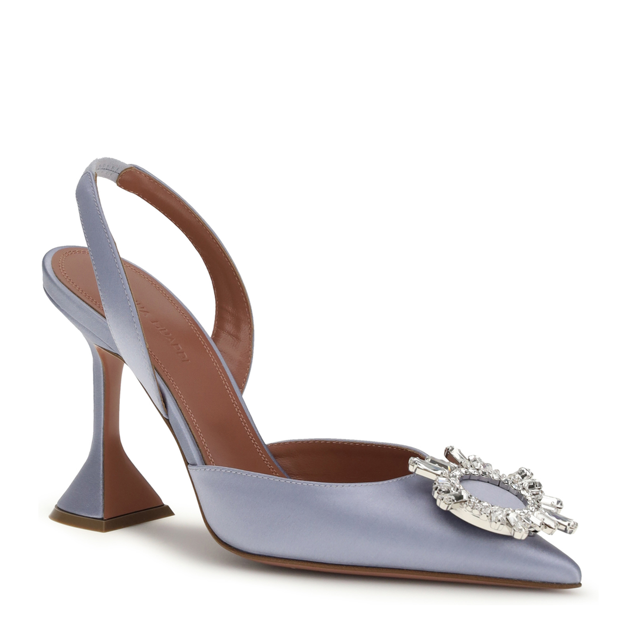MAYFEYR - Amina Muaddi - Begum Slingback Pumps - 16S365884BEGLILACGREY