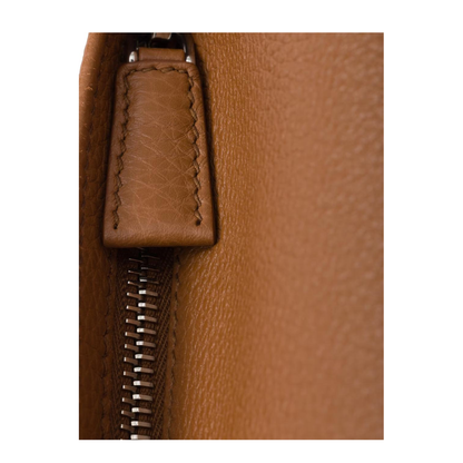 Caramel Leather Crossbody Bag